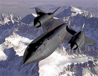 SR-71 Over The Sierras