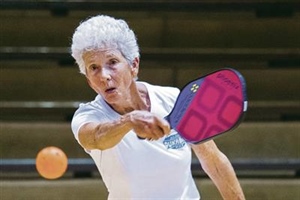 More and more older adults picking up pickleball